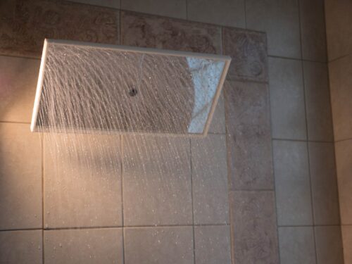Mirror Clearshower XL rain showerhead