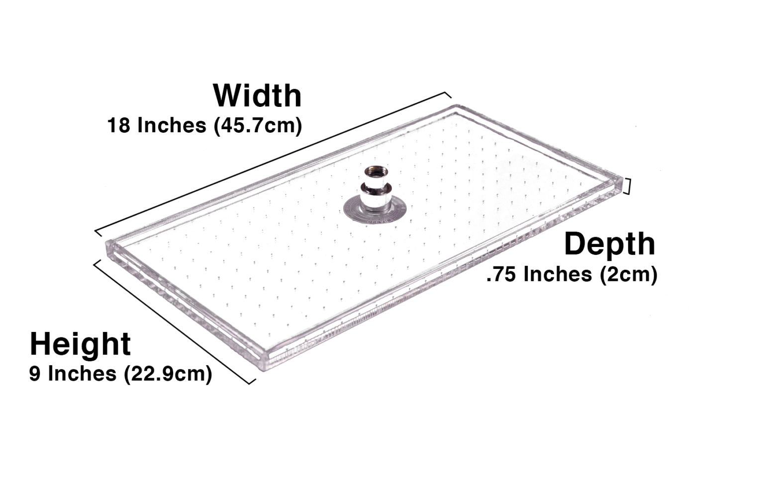 Clear Showerhead XL Clear Shower XL Showerhead