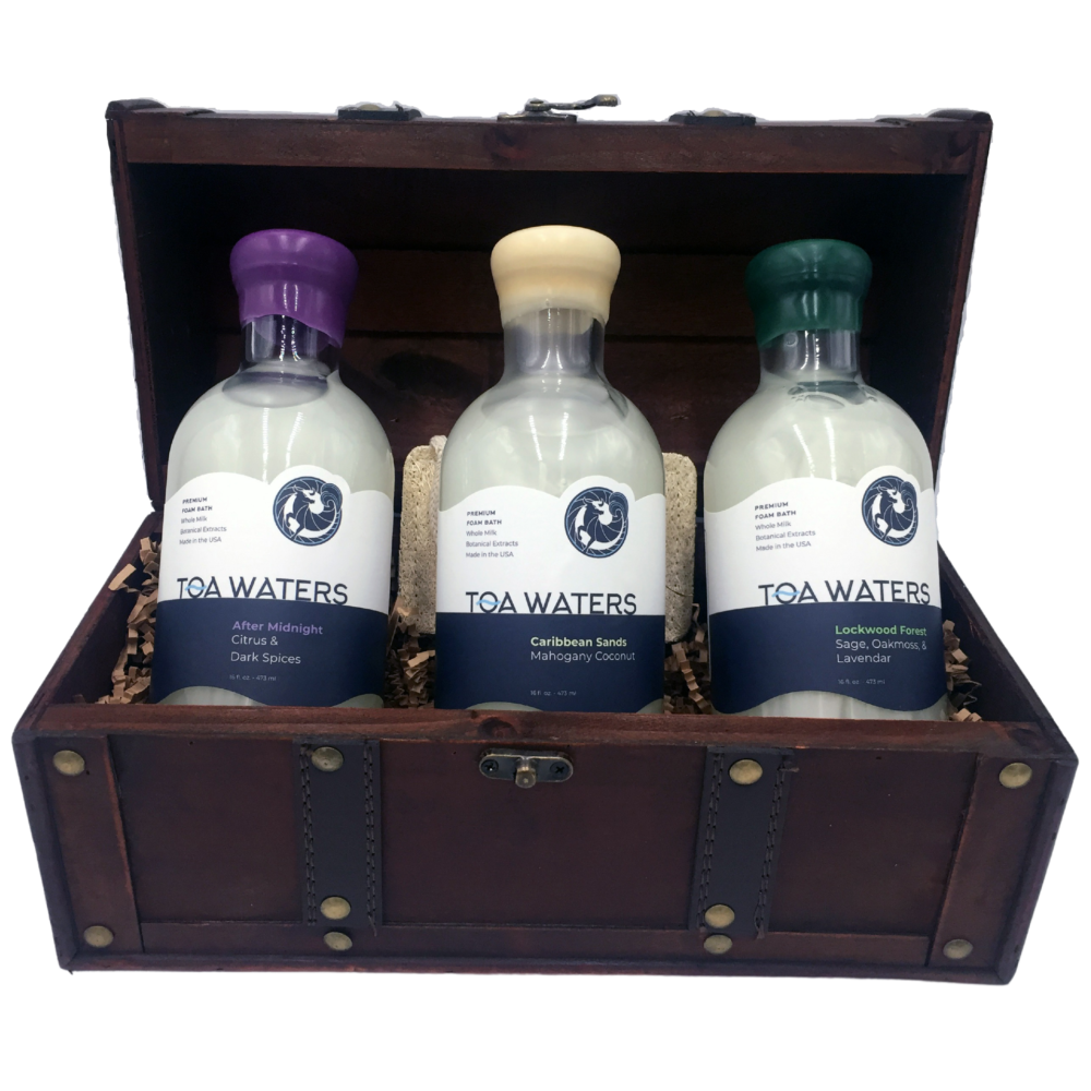 Vintage Spa Gift Set Clear Shower XL Showerhead