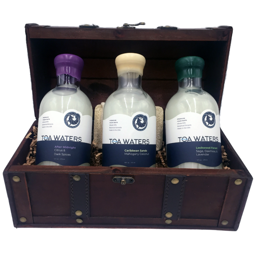 Vintage Spa Gift Set Clear Shower XL Showerhead